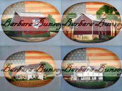 Placemats: Historical Barns - all four designs