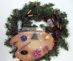 Christmas Palette Wreath