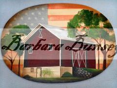 Placemats: Historical Barns - Maroon Barn